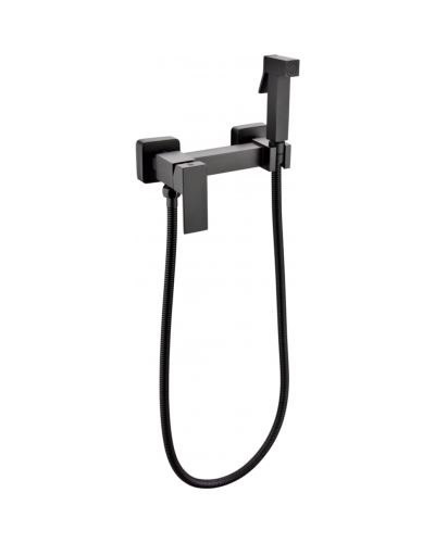 Смеситель с гигиеническим душем RIMERO RM700BL (Черный матовый)