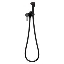 Смеситель встраиваемый с гигиеническим душем RIMERO RM010BL (Черный матовый)