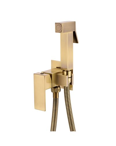 Смеситель встраиваемый с гигиеническим душем RIMERO RM020BR (Бронза)