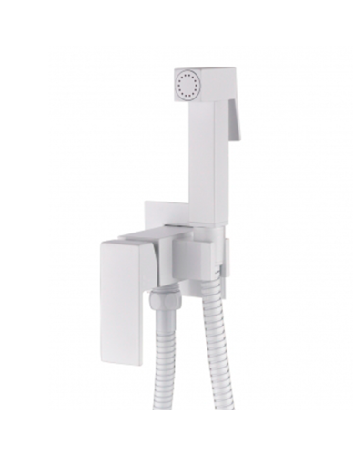Смеситель встраиваемый с гигиеническим душем RIMERO RM020W (Белый)