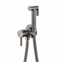 Смеситель встраиваемый с гигиеническим душем RIMERO RM010BG (Графит)