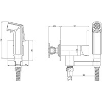 Гигиенический душ Paini Bella BLPZ442 Черный