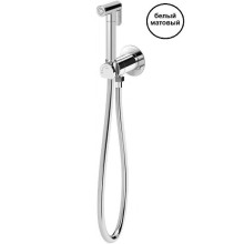 Гигиенический душ с запорным вентилем Cezares LEAF-DIF-BIO Белый матовый