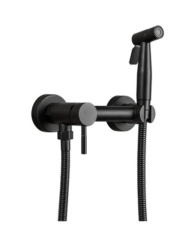 Гигиенический душ со смесителем Haiba HB5510-7 Черный матовый
