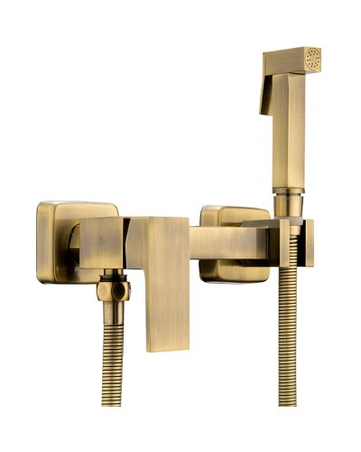 Гигиенический душ со смесителем Haiba HB5513-4 Бронза