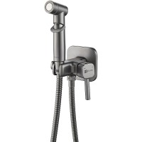 Гигиенический душ со смесителем Lemark Solo LM7165GM Графит