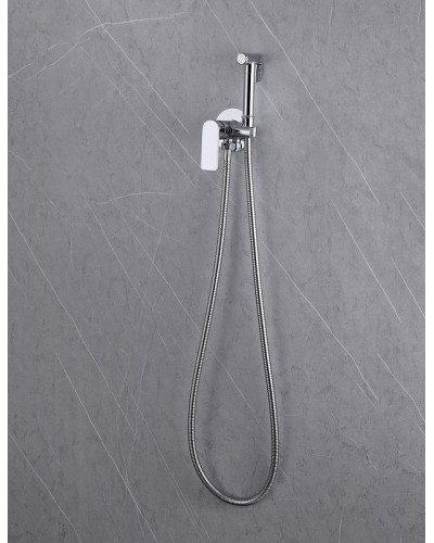 Гигиенический душ со смесителем Abber Weiss Insel AF8025 Хром