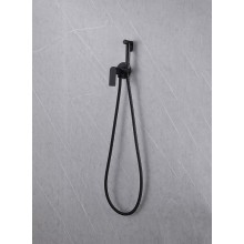 Гигиенический душ со смесителем Abber Weiss Insel AF8025B Черный матовый