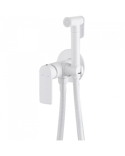Гигиенический душ со смесителем Abber Weiss Insel AF8025W Белый