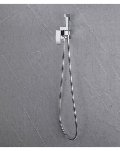 Гигиенический душ со смесителем Abber Wasserfall AF8625 Хром