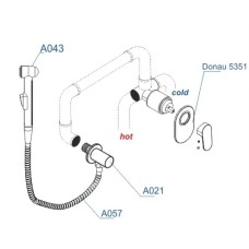 Гигиенический комплект WasserKRAFT A15357