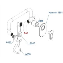 Гигиенический комплект WasserKRAFT A111856