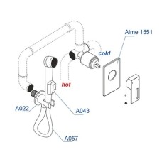Гигиенический комплект WasserKRAFT A01557