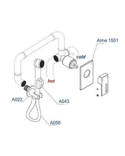 Гигиенический комплект WasserKRAFT A01556
