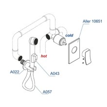 Гигиенический комплект WasserKRAFT A010657