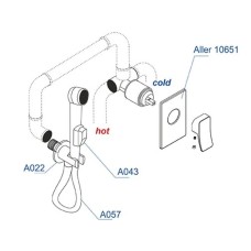 Гигиенический комплект WasserKRAFT A010657