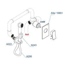 Гигиенический комплект WasserKRAFT A010656