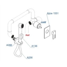 Гигиенический комплект WasserKRAFT A15156