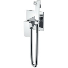 Гигиенический душ со смесителем Boheme Qubic 477-CR Хром