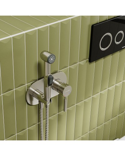 Гигиенический душ со смесителем WasserKRAFT Wern 4238 Никель