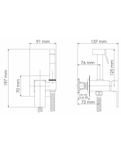 Гигиенический комплект WasserKRAFT A71638