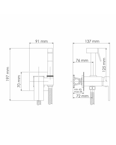 Гигиенический комплект WasserKRAFT A71138