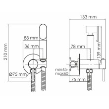 Гигиенический комплект WasserKRAFT A70538