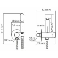 Гигиенический комплект WasserKRAFT A70138