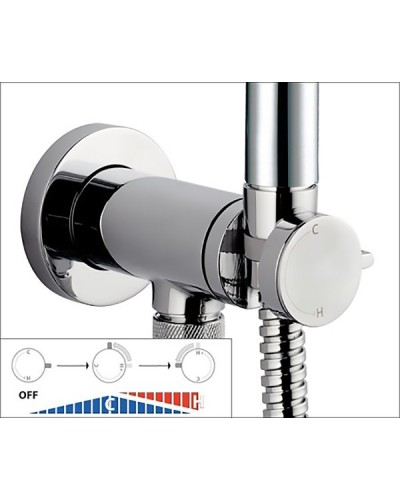 Гигиенический душ со смесителем Bossini Talita E37006B.030 Хром