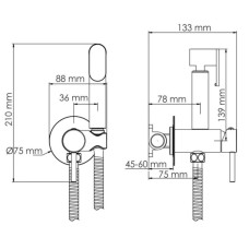 Гигиенический комплект WasserKRAFT A70938
