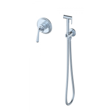 Смеситель с гигиеническим душем встраиваемый Wonzon & Woghand, Хром (WW-88849008-CR)