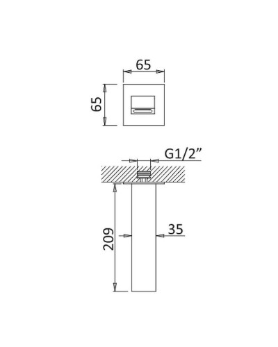 Излив для смесителя Cezares Porta PORTA-SC-NOP Черный матовый