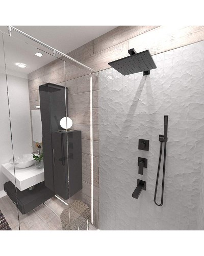 Излив для смесителя Paini Dax-R 84PZ430R Черный матовый