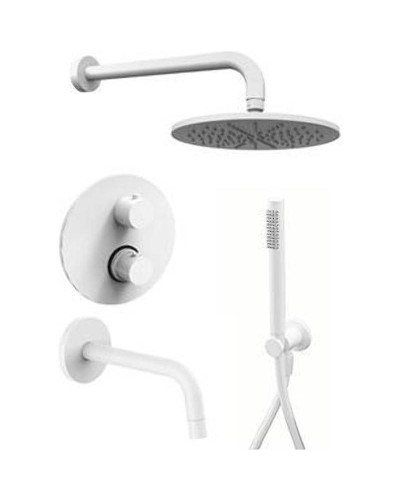 Излив для смесителя Paffoni Light ZBOC045BO Белый матовый