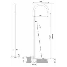Излив для ванны Ideal Standard Joy A7387A2