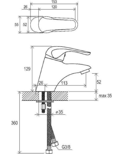 Комплект смесителей Ravak Rosa Set RS 70508017 Хром
