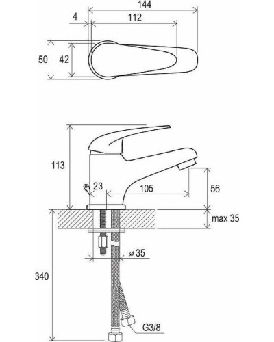 Комплект смесителей Ravak Suzan Set SN 70508019 Хром