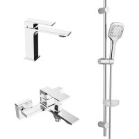 Комплект смесителей Orange Lutz M04-311cr Хром