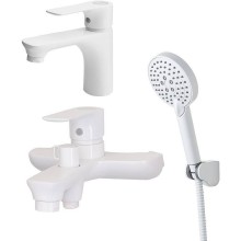 Комплект смесителей Orange Aristo M19-311W Белый