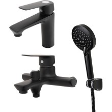 Комплект смесителей Orange Aristo M19-311B Черный