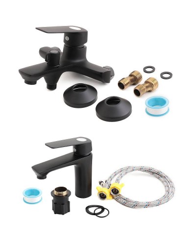 Комплект смесителей Orange Aristo M19-311B Черный