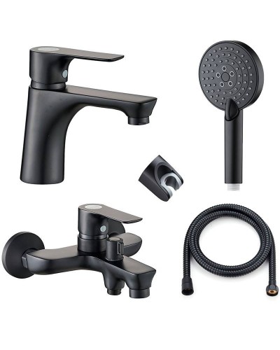 Комплект смесителей Orange Aristo M19-311B Черный