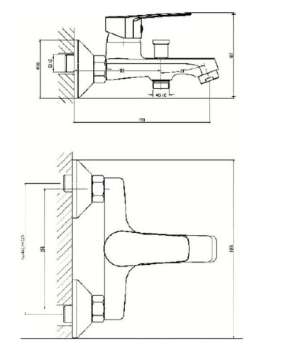 Комплект смесителей Orange Loop M26-311cr Хром