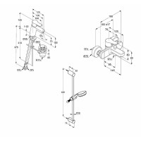 Комплект смесителей Kludi Pure Easy 376850565 Хром