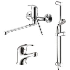 Комплект смесителей (3 в 1) Rossinka SET SET35-81