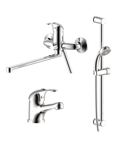 Комплект смесителей (3 в 1) Rossinka SET SET35-81