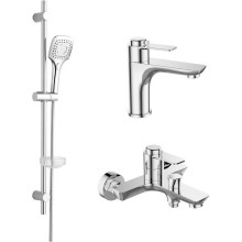 Комплект смесителей Orange Thermo T19-311cr с термостатом Хром