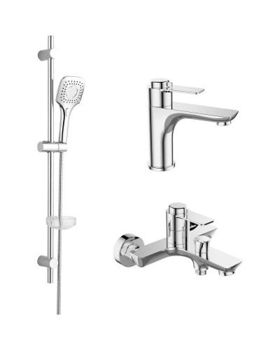 Комплект смесителей Orange Thermo T19-311cr с термостатом Хром