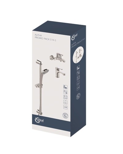 Комплект смесителей Ideal Standard Alpha BD004AA Хром