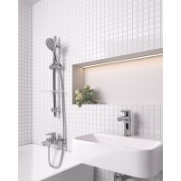 Комплект смесителей Paini Parallel 47CRKIT3 Хром